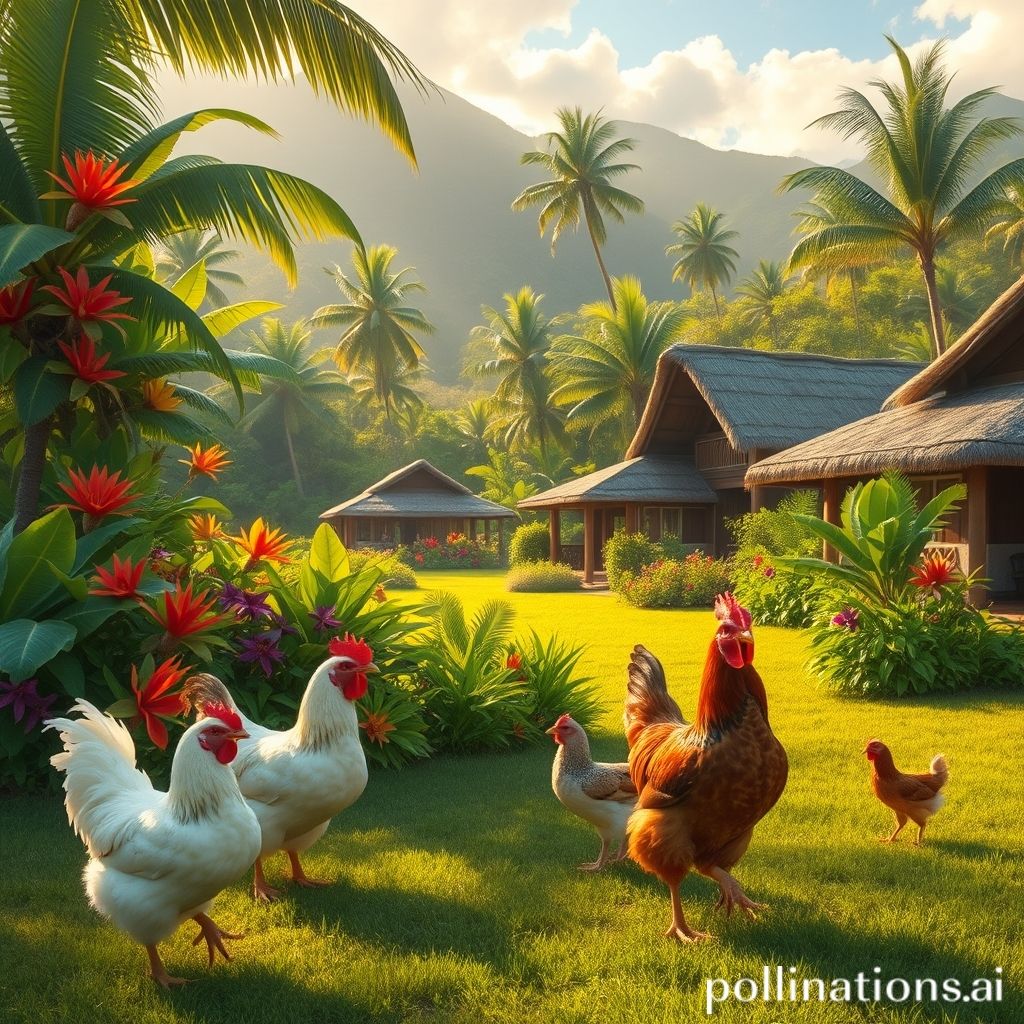 why does hawaii have so many chickens